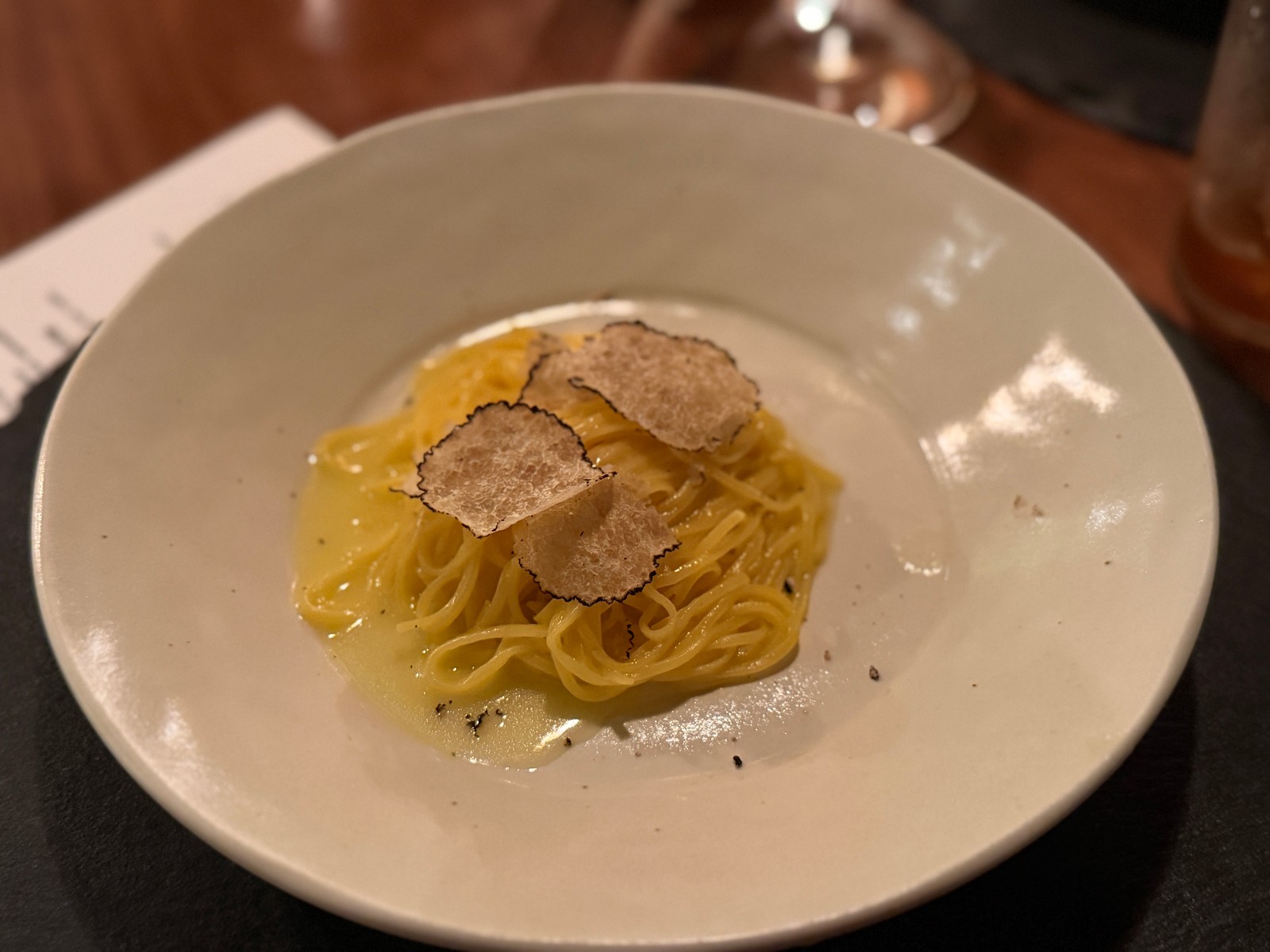 イルヴィオットロの手打ちパスタの一皿
